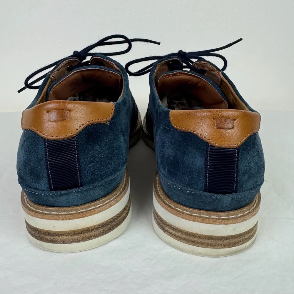 Florsheim Highland Plain Toe Navy Suede Oxford
